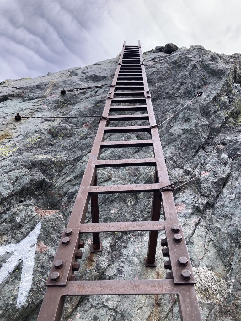 槍ヶ岳登山2日目9
