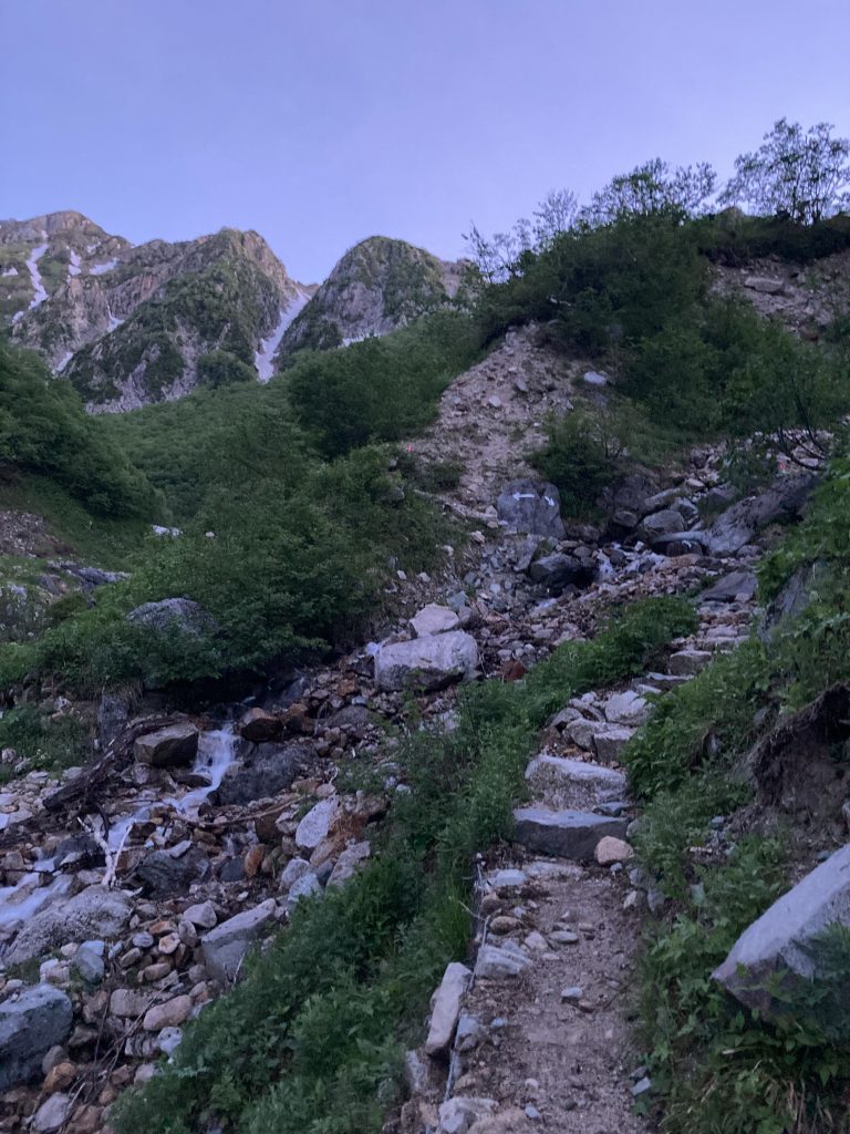 槍ヶ岳登山2日目2