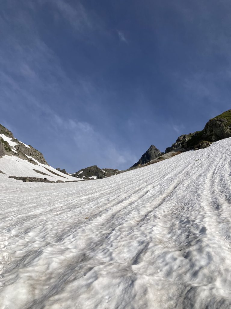 槍ヶ岳登山2日目5