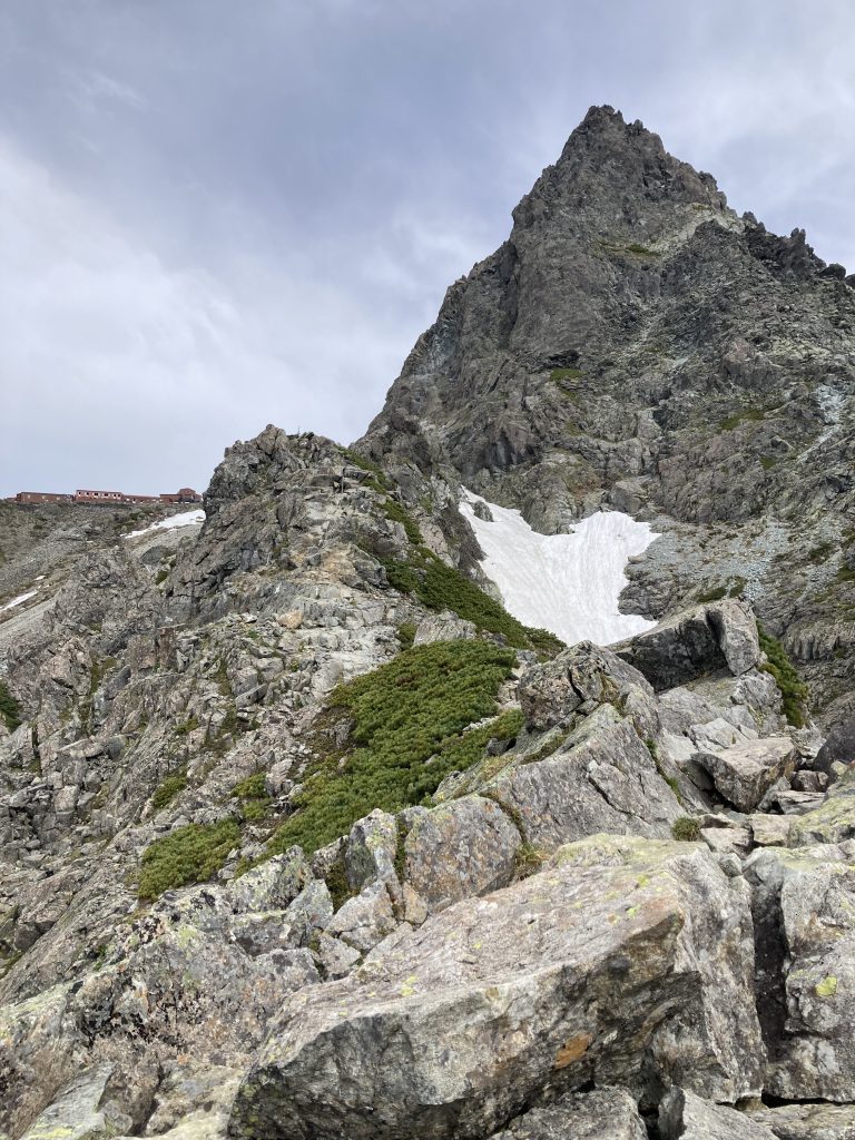 槍ヶ岳登山2日目6