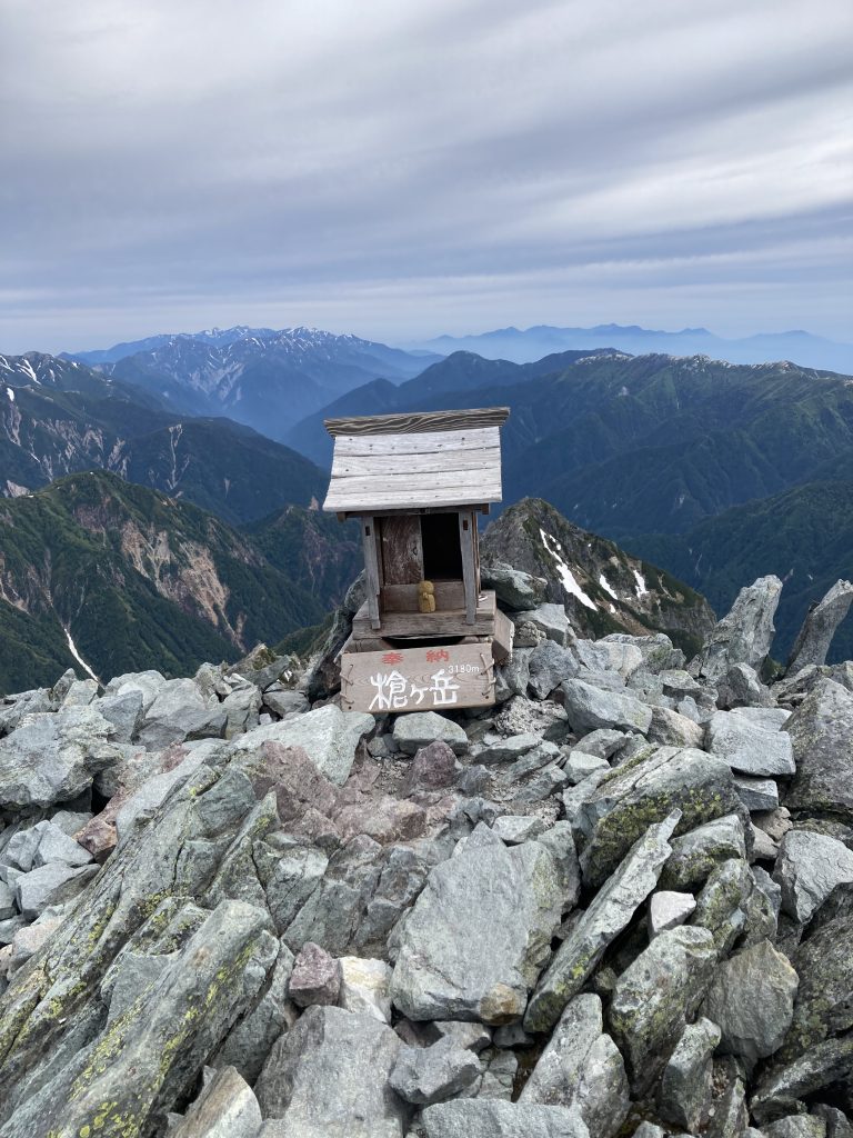 槍ヶ岳頂上1